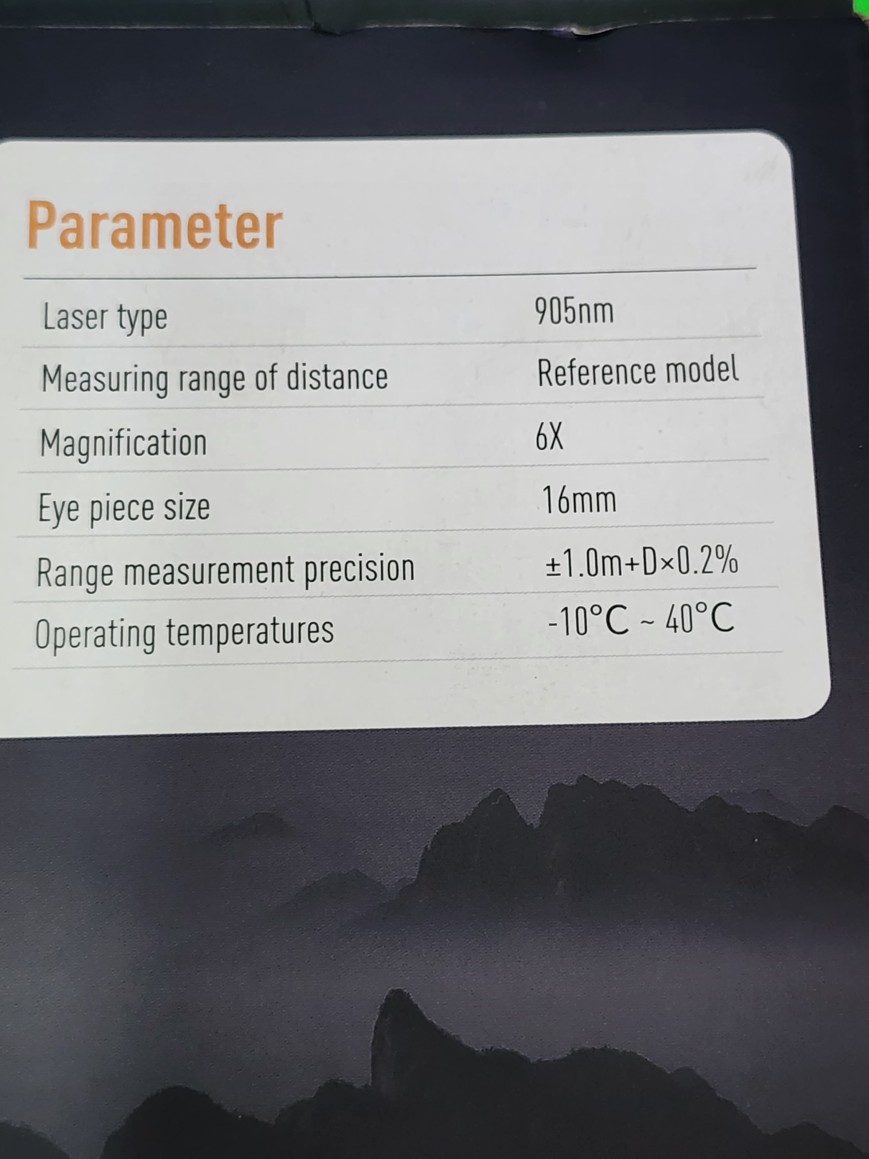 LASER RANGEFİNDER 800 Metre Lazer Mesafe ölçer
