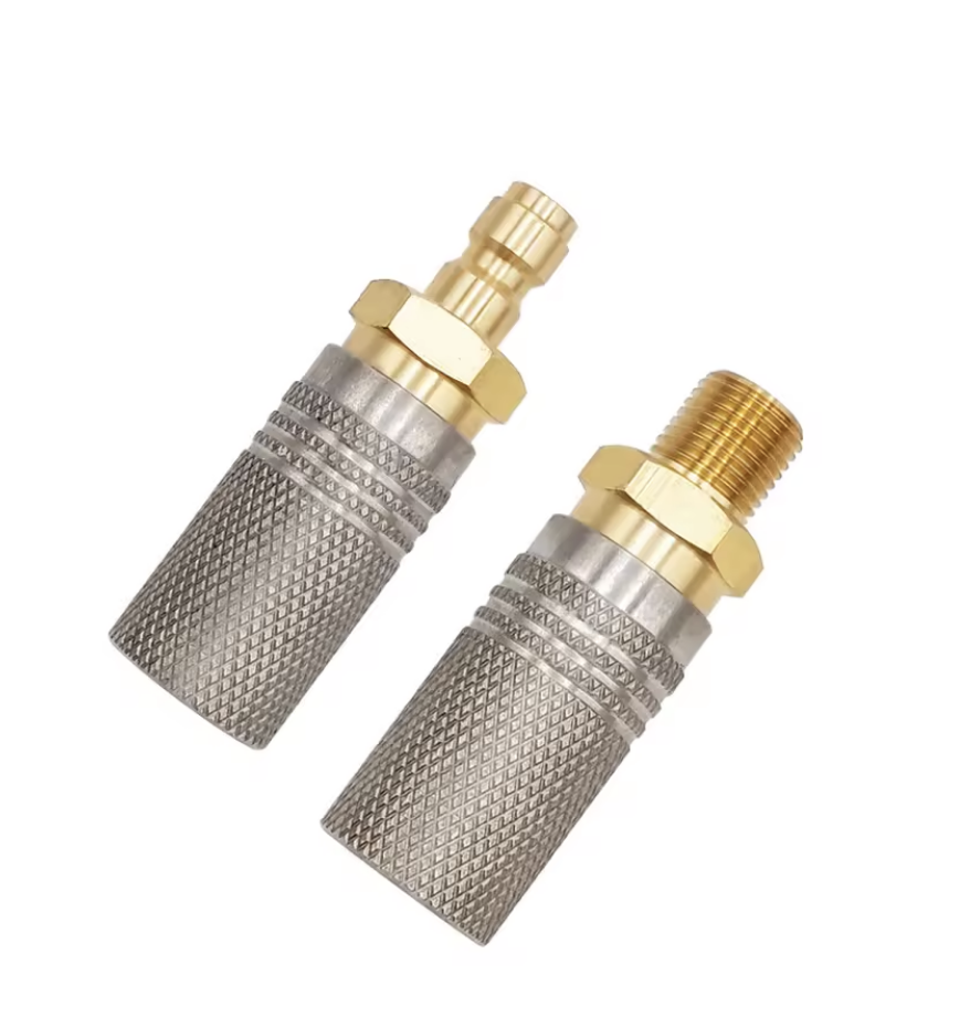 Pcp dolum hortumu konektörü, dolum ucu  8mm hızlı sök tak