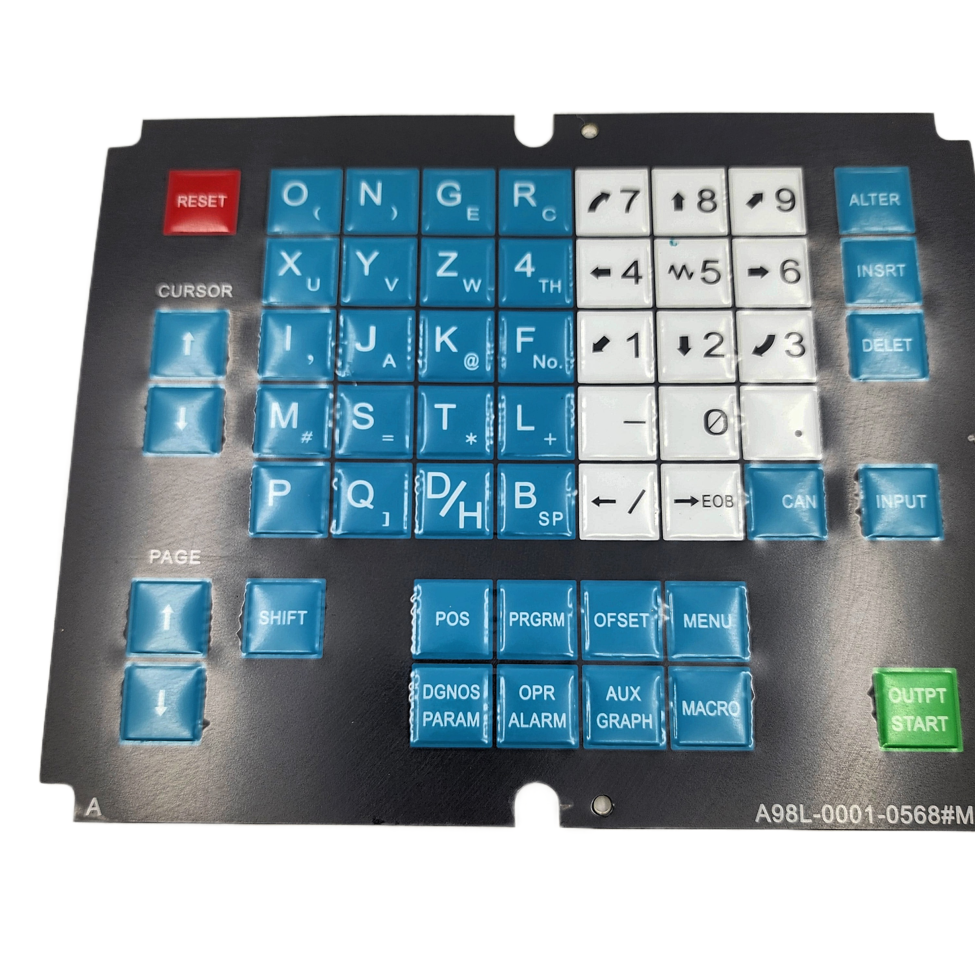 FANUC A98L-0001-0568 #M  İşlem Merkezi Tuş Ped