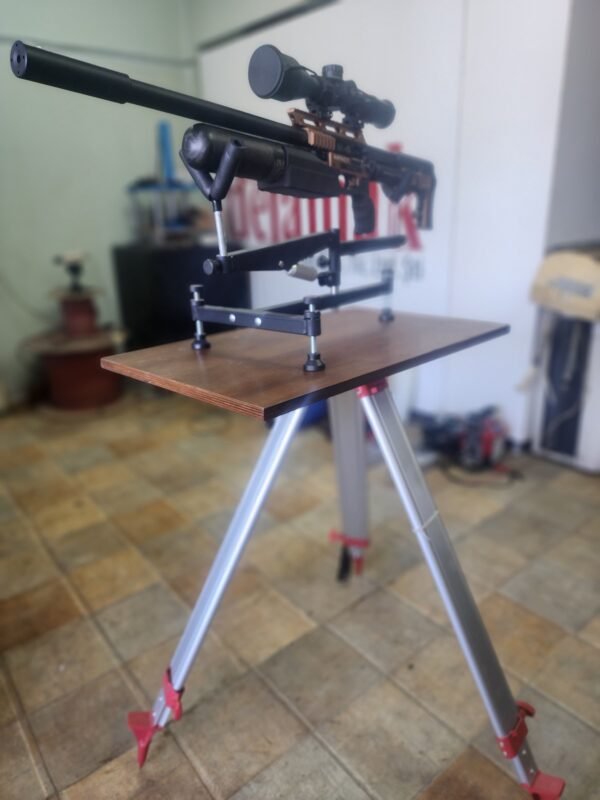 Ağır hizmet tipi  Küre mengeneli + 70 cm Masalı Tripod - Görsel 5